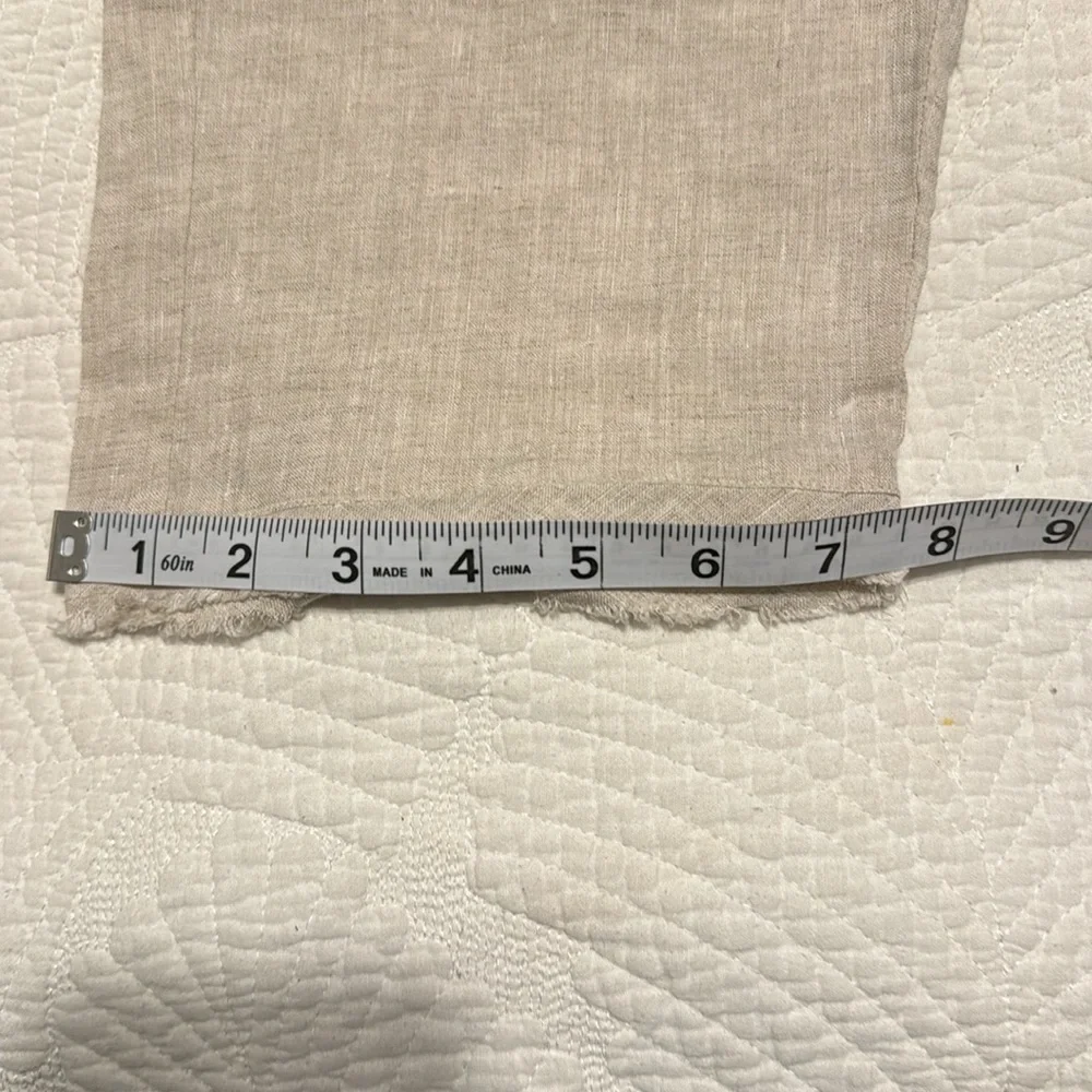 Eileen Fisher 100% Organic Linen Capris PP - Picture 11 of 11